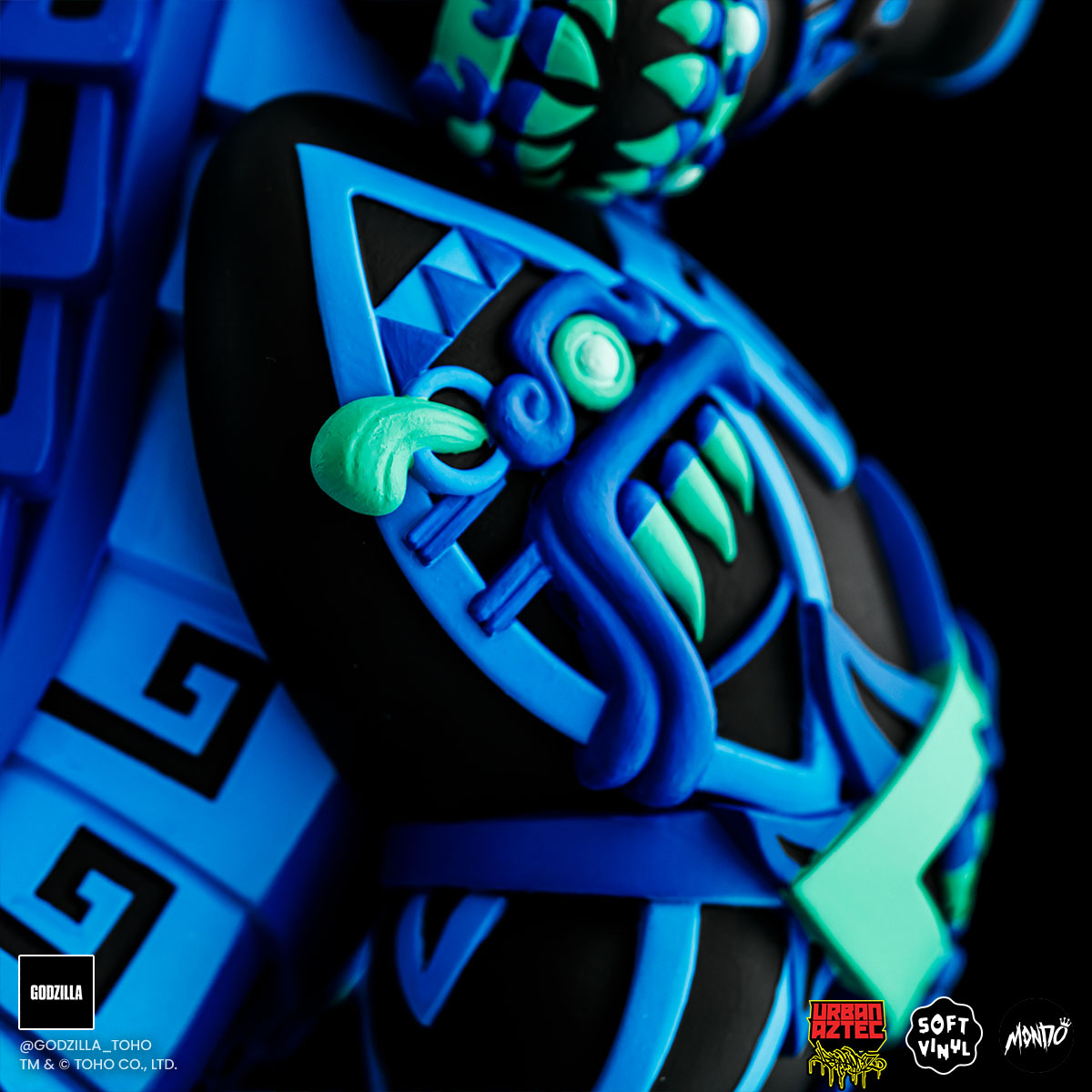 Godzilla - Vinyl Designer Figure by Urban Aztec - Heat Ray Variant Timed Edition