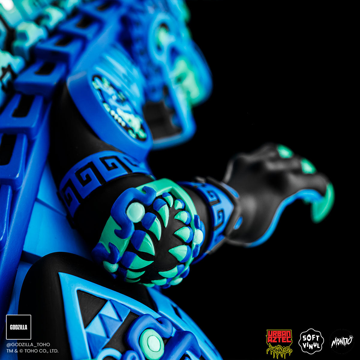 Godzilla - Vinyl Designer Figure by Urban Aztec - Heat Ray Variant Timed Edition