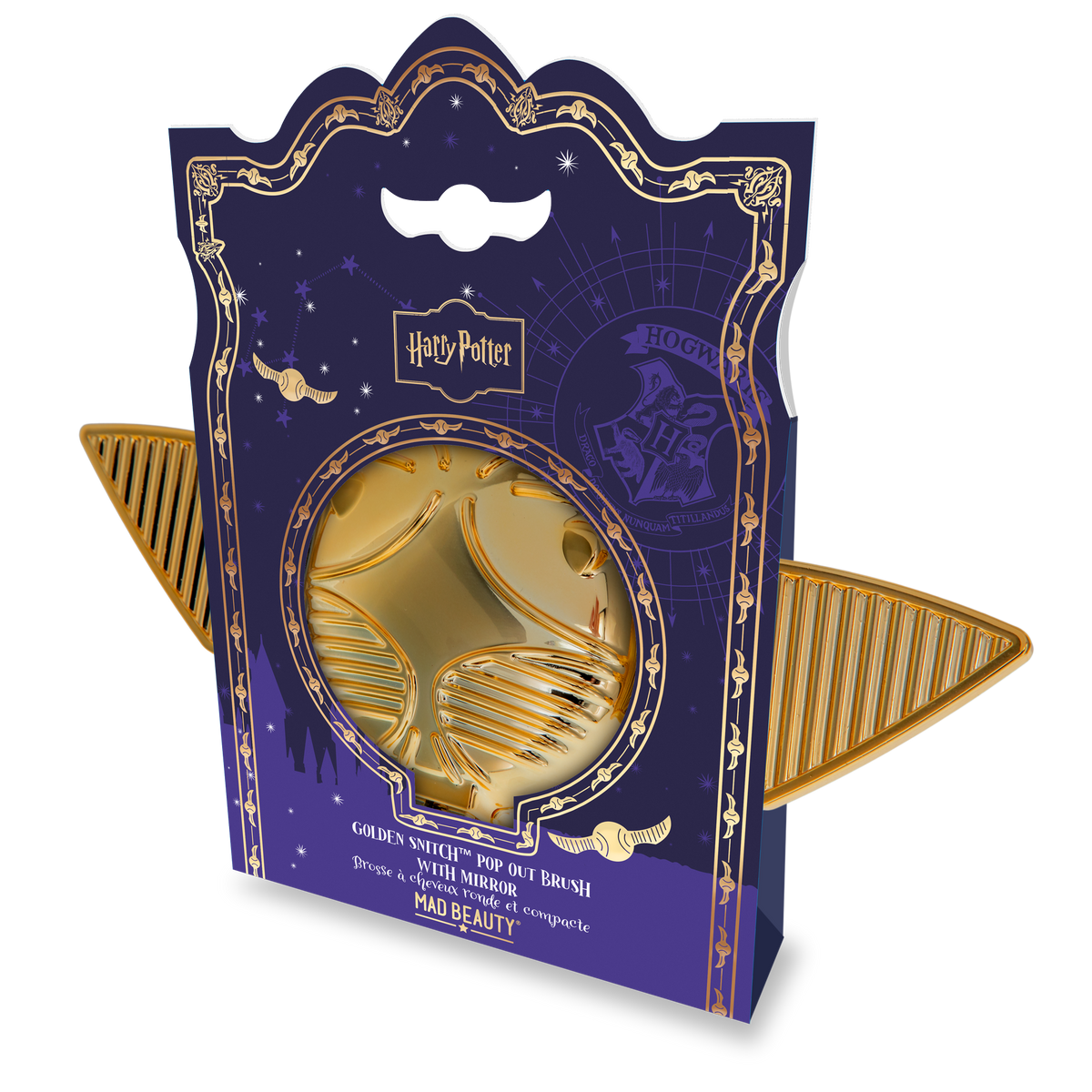 Golden Snitch Hairbrush & Mirror Set