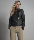 Madeline Quilted Moto Jacket