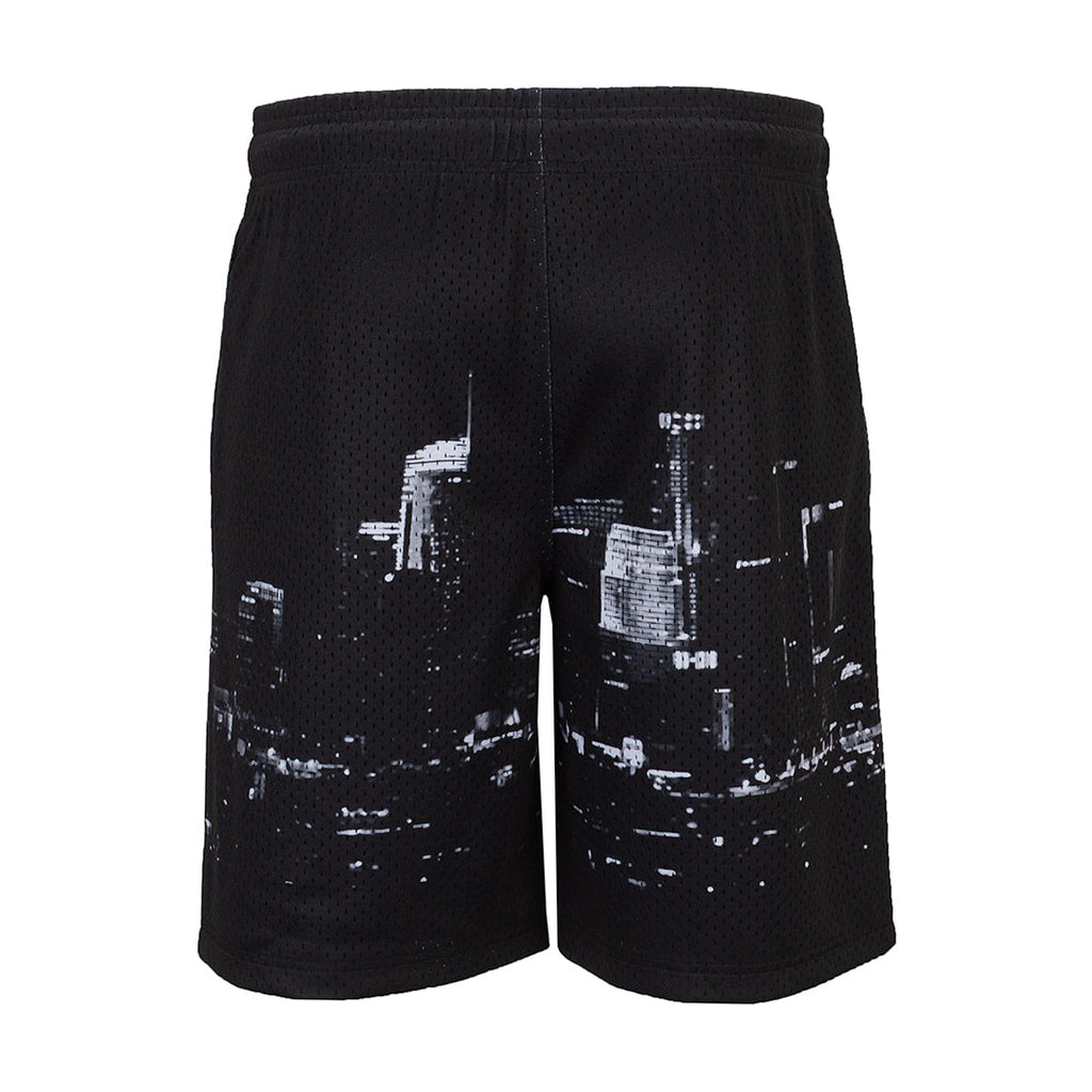 Printed Mesh Short Skyline - Mens