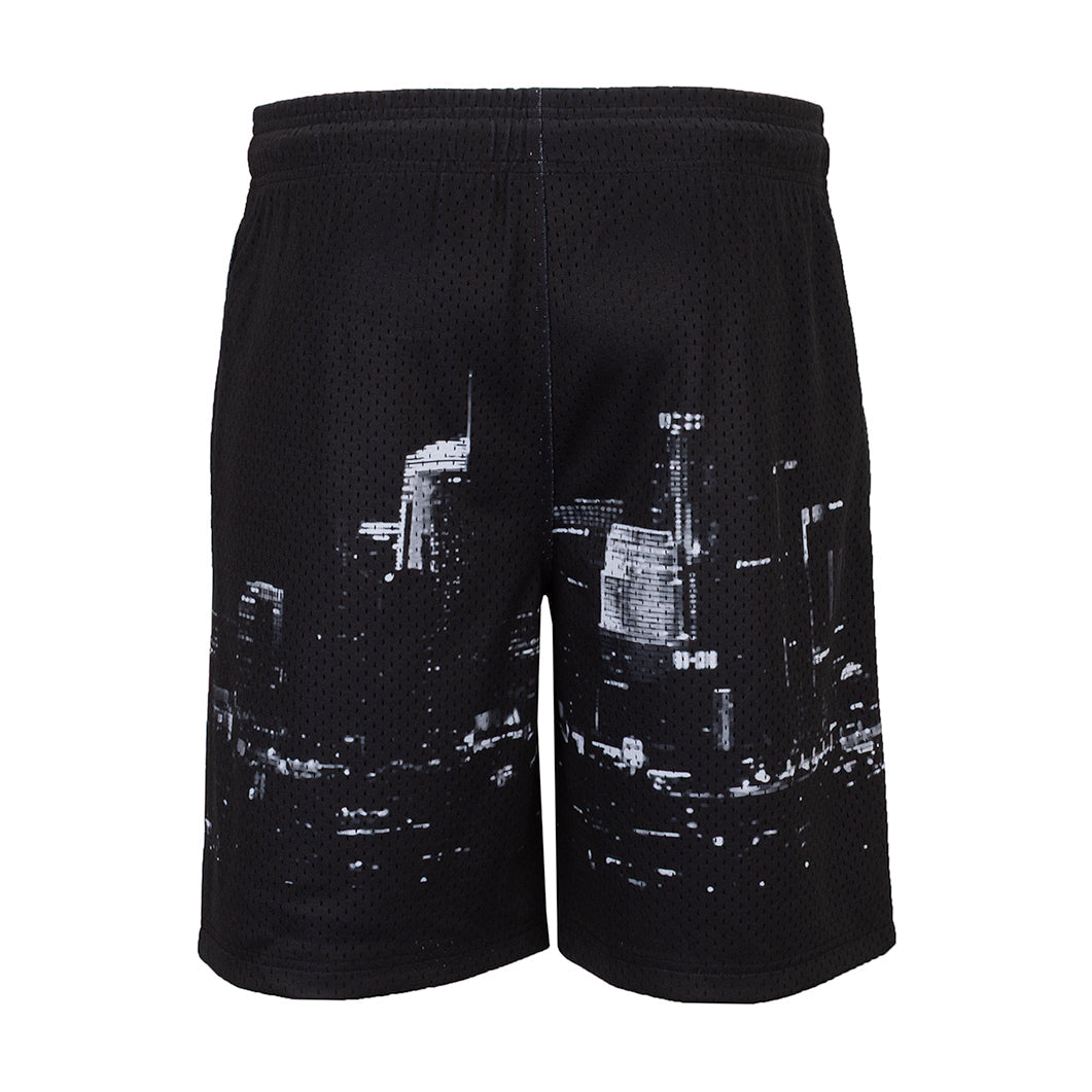 Printed Mesh Short Skyline - Mens