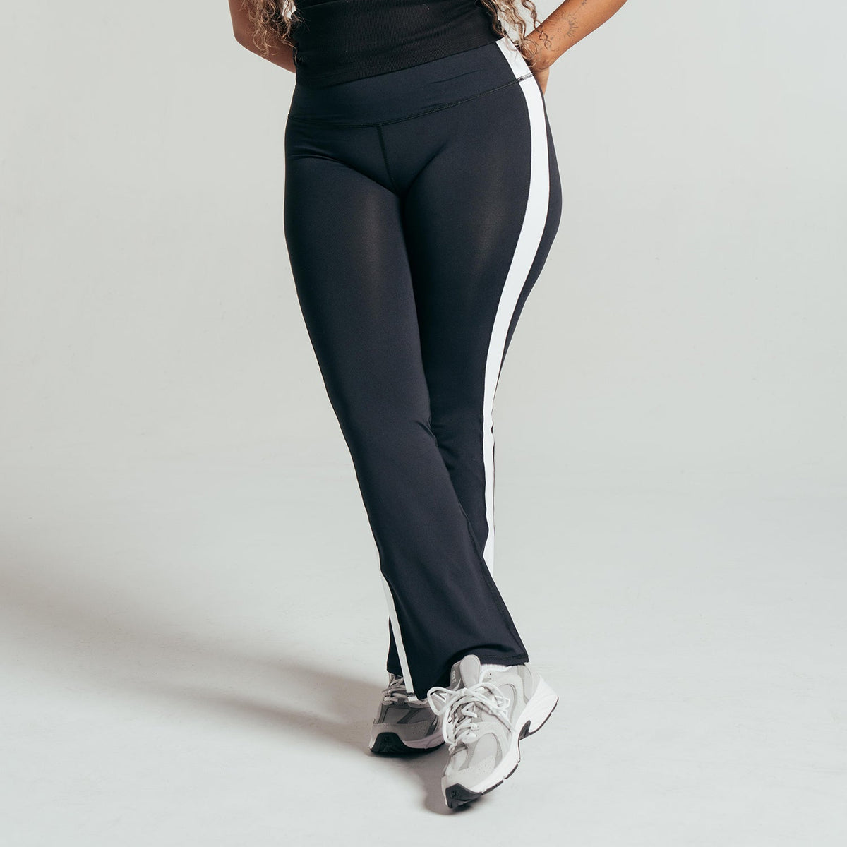 Power Colorblock Flare Legging - Womens