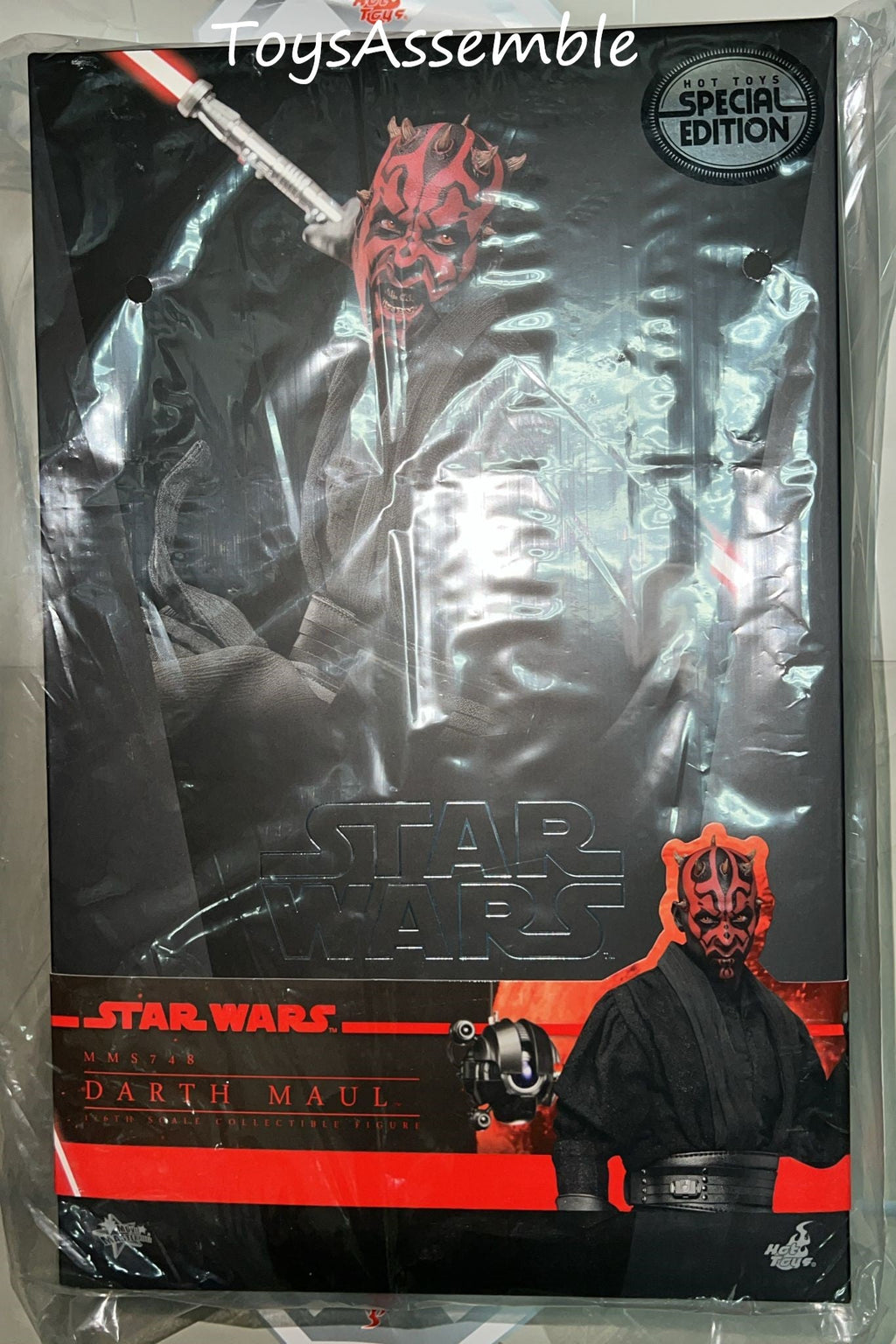 READY🔥Hot Toys Star Wars MMS748 MMS748b Episode I The Phantom Menace Darth Maul 1/6 Collector & Special Edition