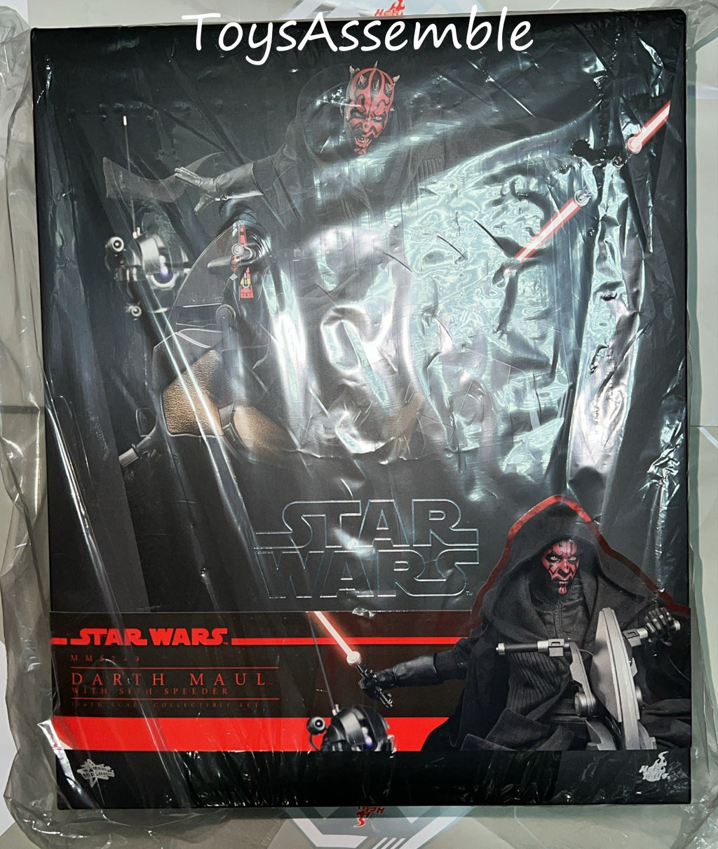READY🔥Hot Toys Star Wars MMS749 MMS749b Episode I The Phantom Menace Darth Maul with Sith Speeder 1/6 Collector & Special Edition