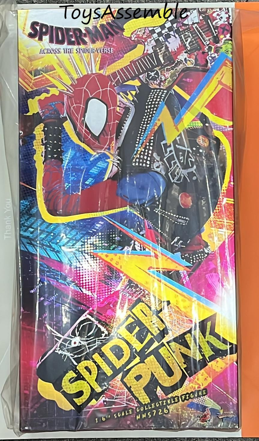 READY🔥Hot Toys MMS726 Spiderman Across the Spider Verse Spider Punk 1/6 Scale Collectible Figure Standard Version