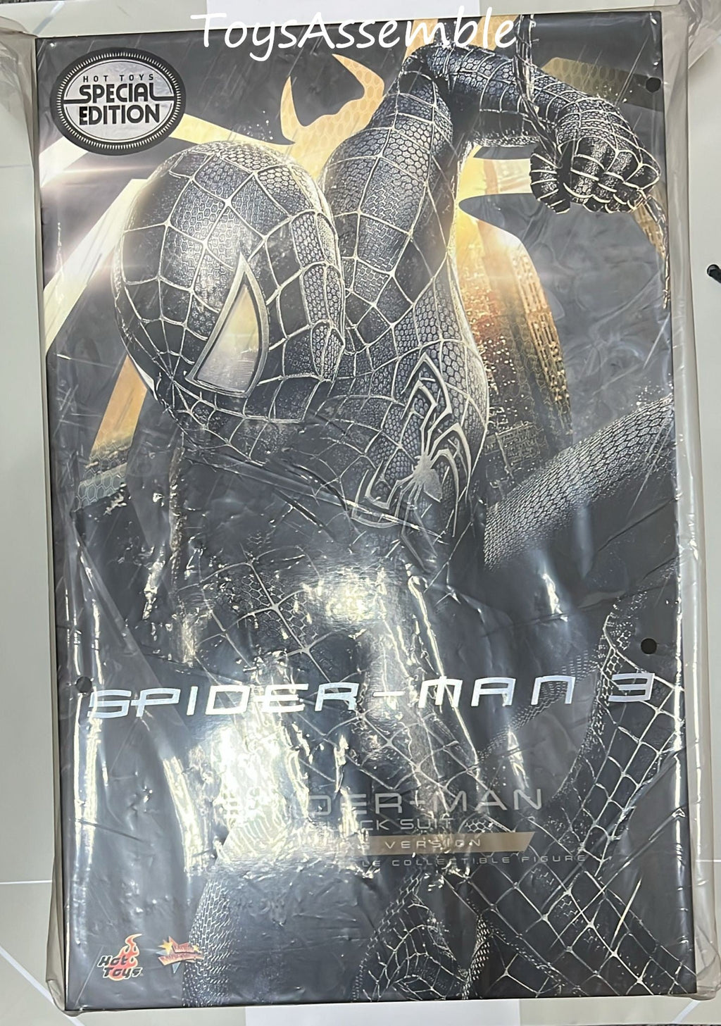 READY🔥Hot Toys MMS728B Spider-Man 3 Spiderman (Black Suit) (Deluxe Version) Special Edition 1/6th Scale Collectible Figure