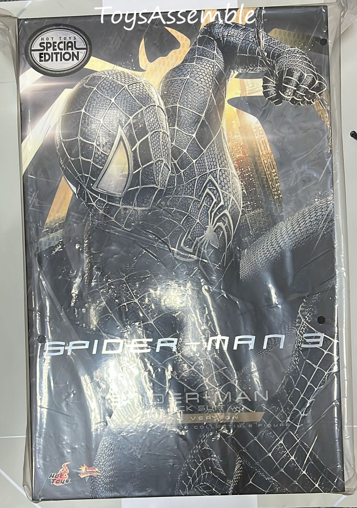 READY🔥Hot Toys MMS728B Spider-Man 3 Spiderman (Black Suit) (Deluxe Version) Special Edition 1/6th Scale Collectible Figure