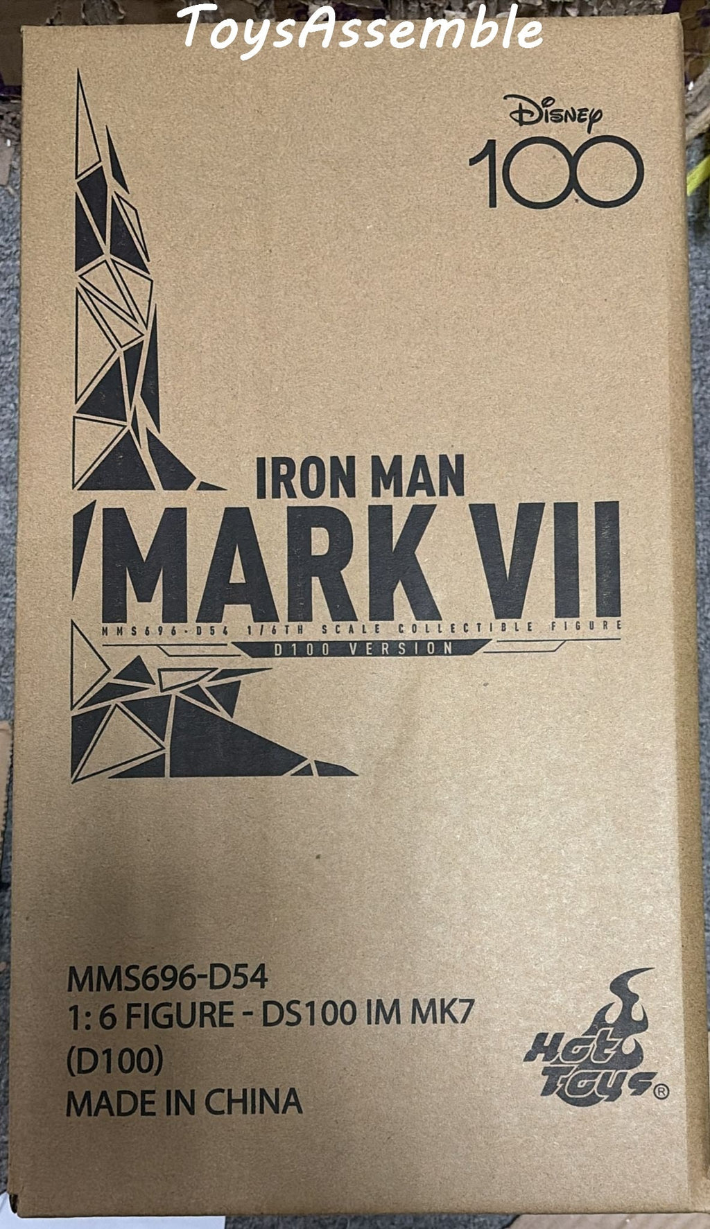 READY🔥Hot Toys MMS696D54 DISNEY 100 1/6 IRON MAN MARK VII D100 VERSION