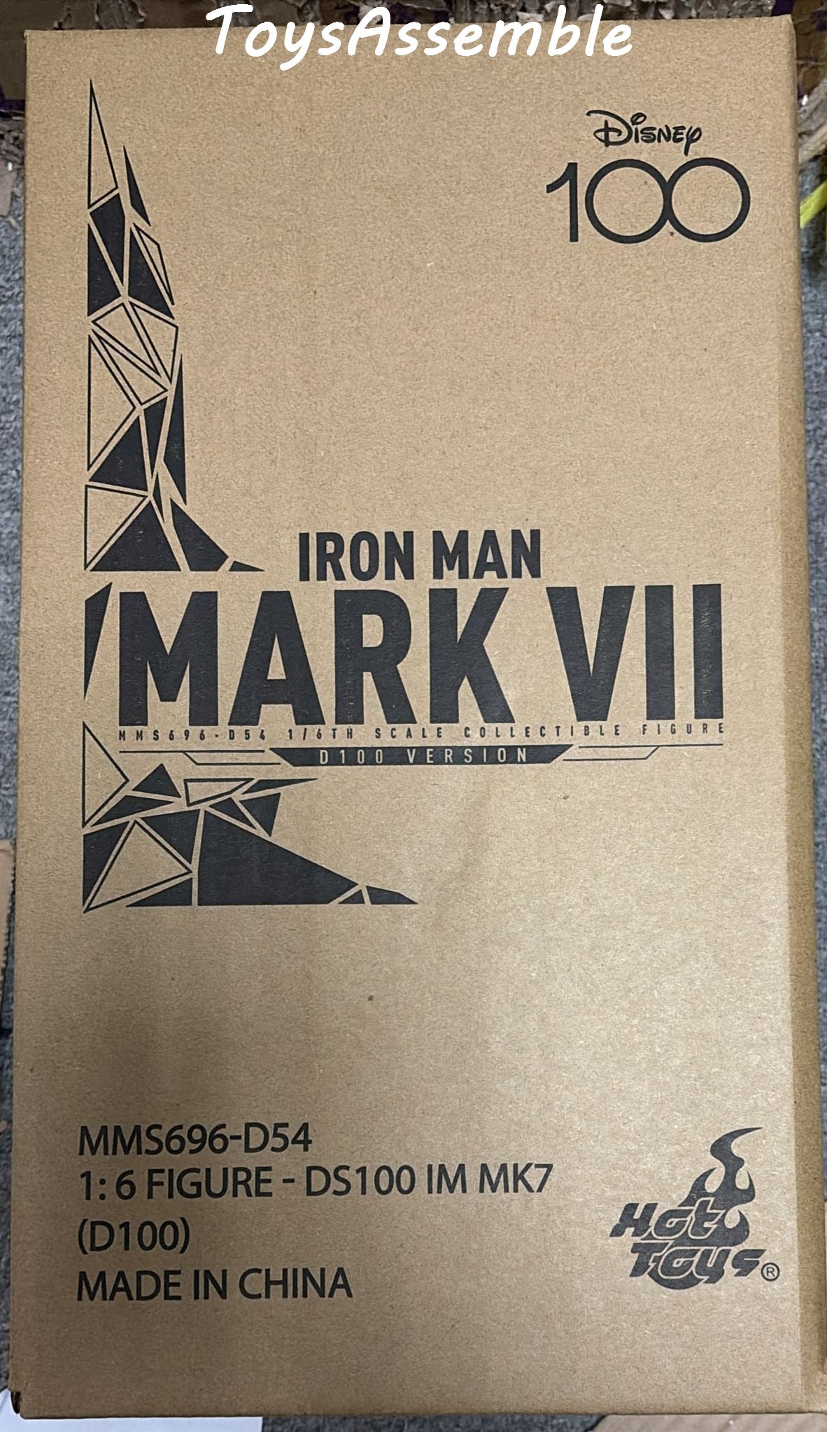 READY🔥Hot Toys MMS696D54 DISNEY 100 1/6 IRON MAN MARK VII D100 VERSION