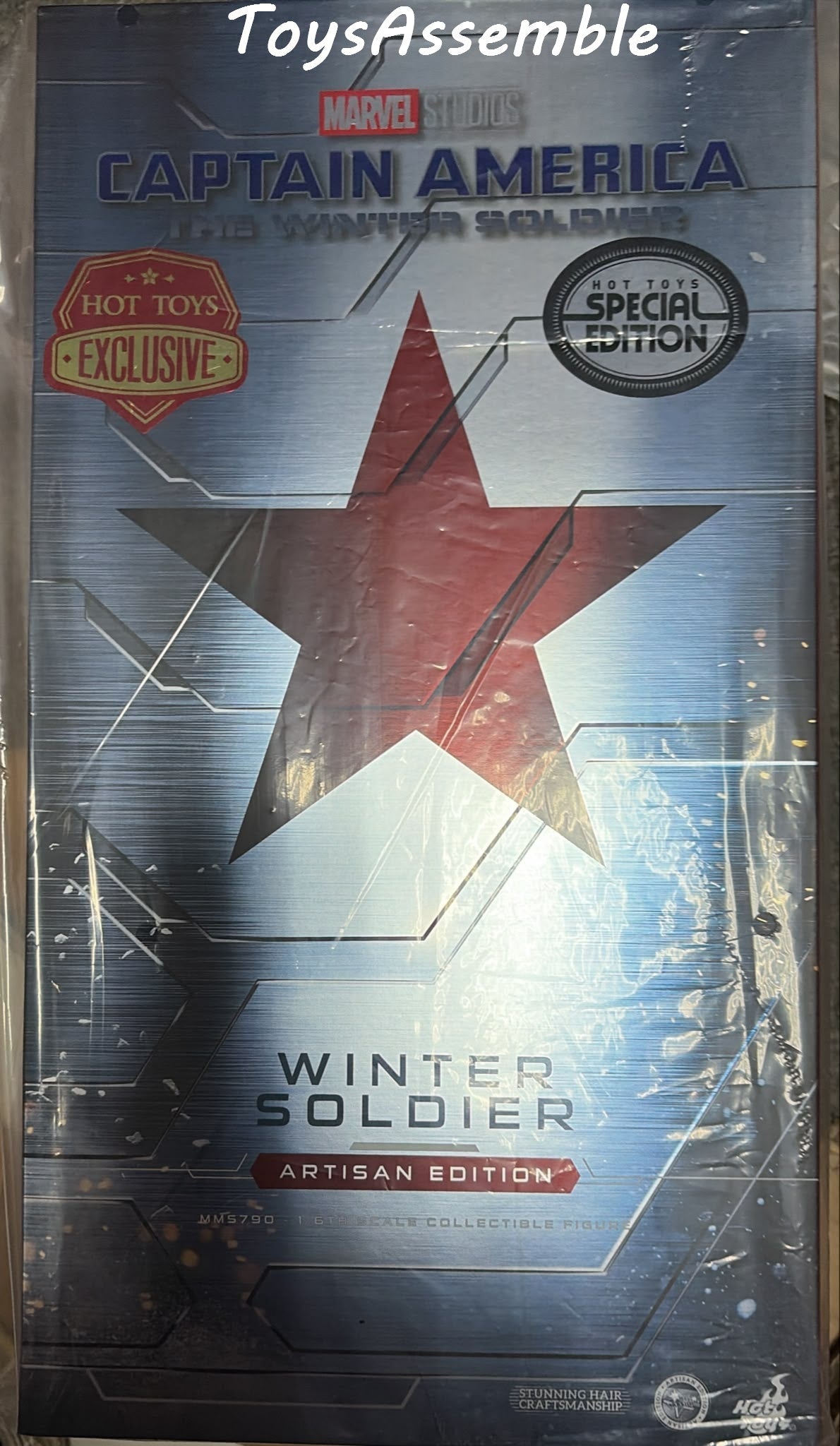READY🔥Hot Toys MMS790AEB Captain America: The Winter Soldier 1/6 Winter Soldier (Artisan Edition) (Special Edition)