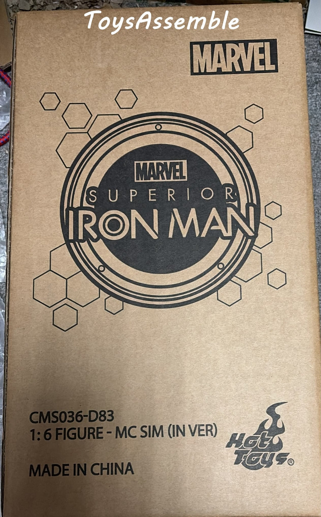 READY🔥Hot Toys CMS036D83 Marvel Comics Superior Iron Man (Infamous Neon Version) [Hot Toys Exclusive] 1/6th scale Collectible Figure