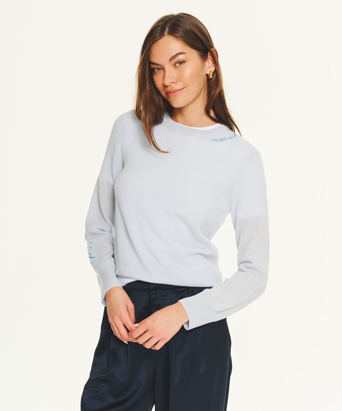 Wicked The Girl in Bubble Cashmere Sweater