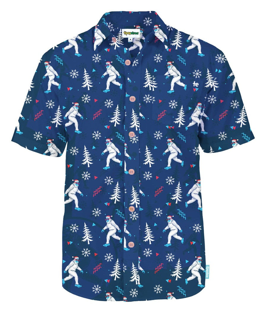 Men's Yuletide Yeti Button Down Shirt