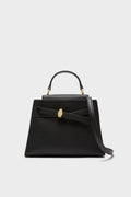 Black Veronica Beard Dash Top Handle