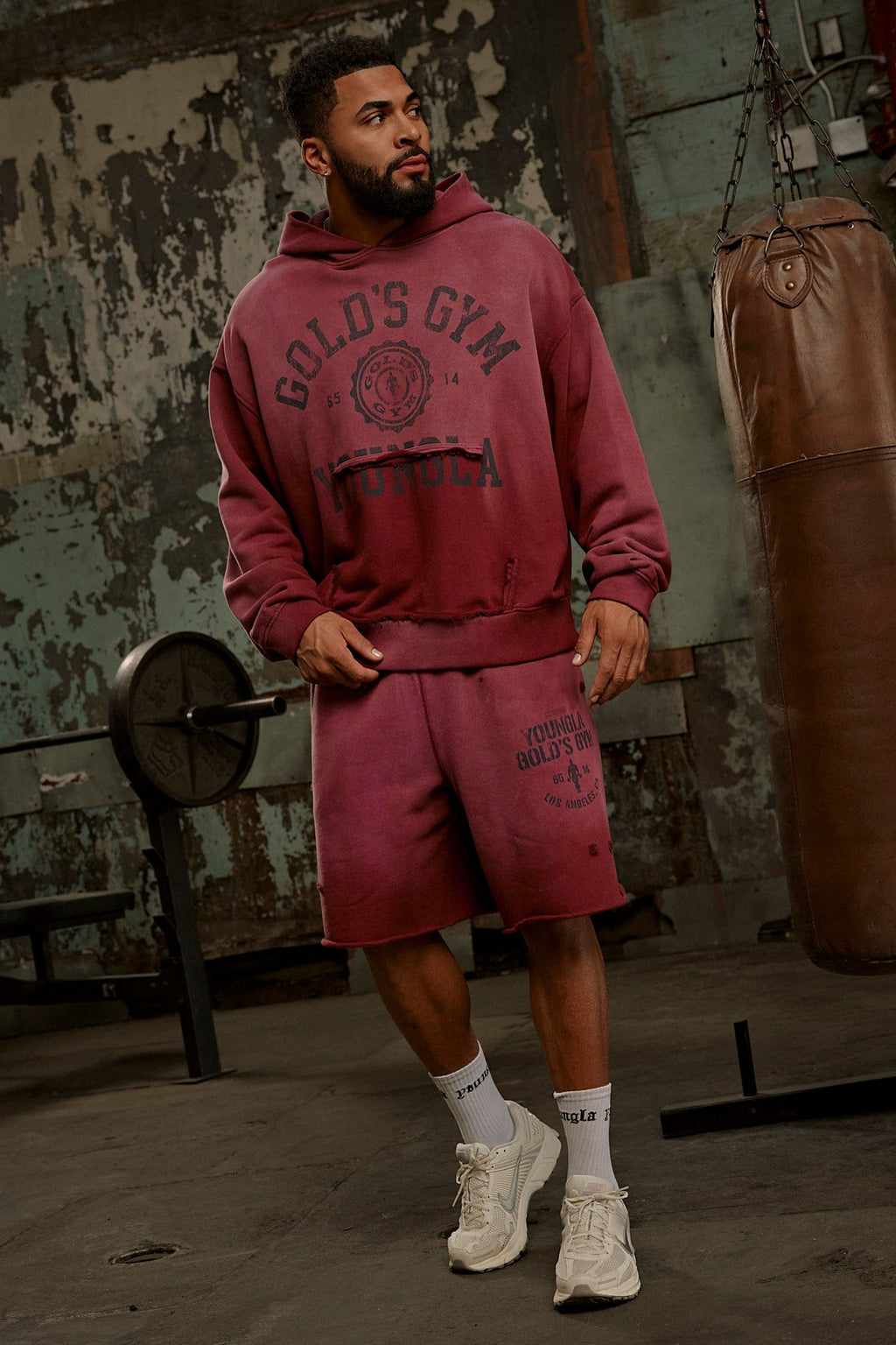 5167 - Gold's Iron Legacy Crest Hoodies