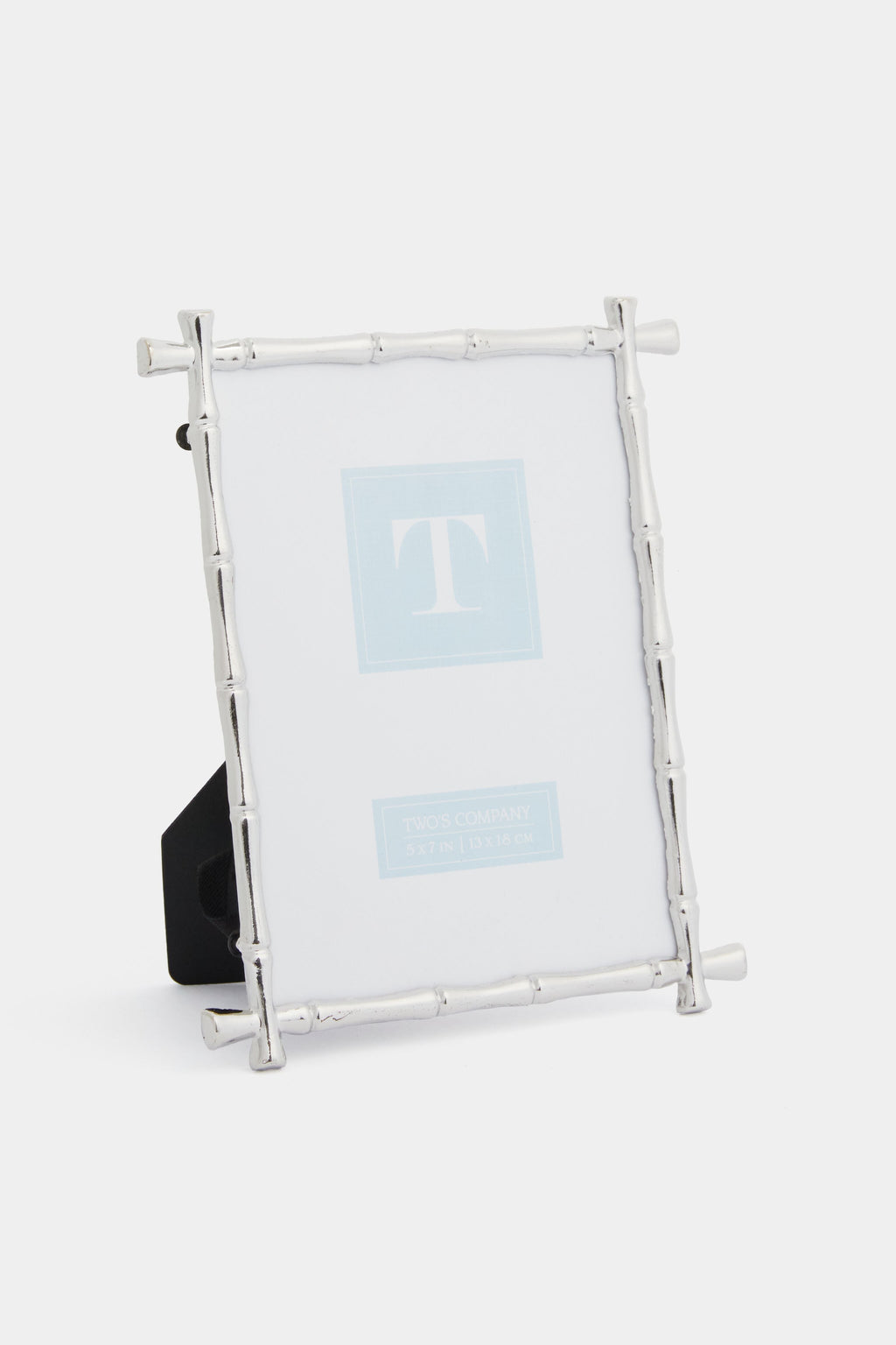 5x7 Bamboo Silver Frame