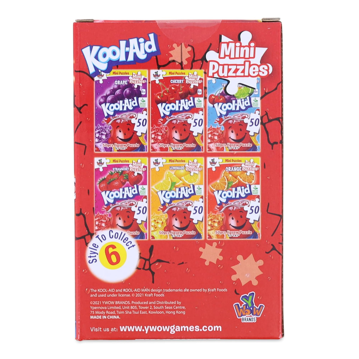 Kool-Aid 50 Piece Mini Jigsaw Puzzle | Cherry