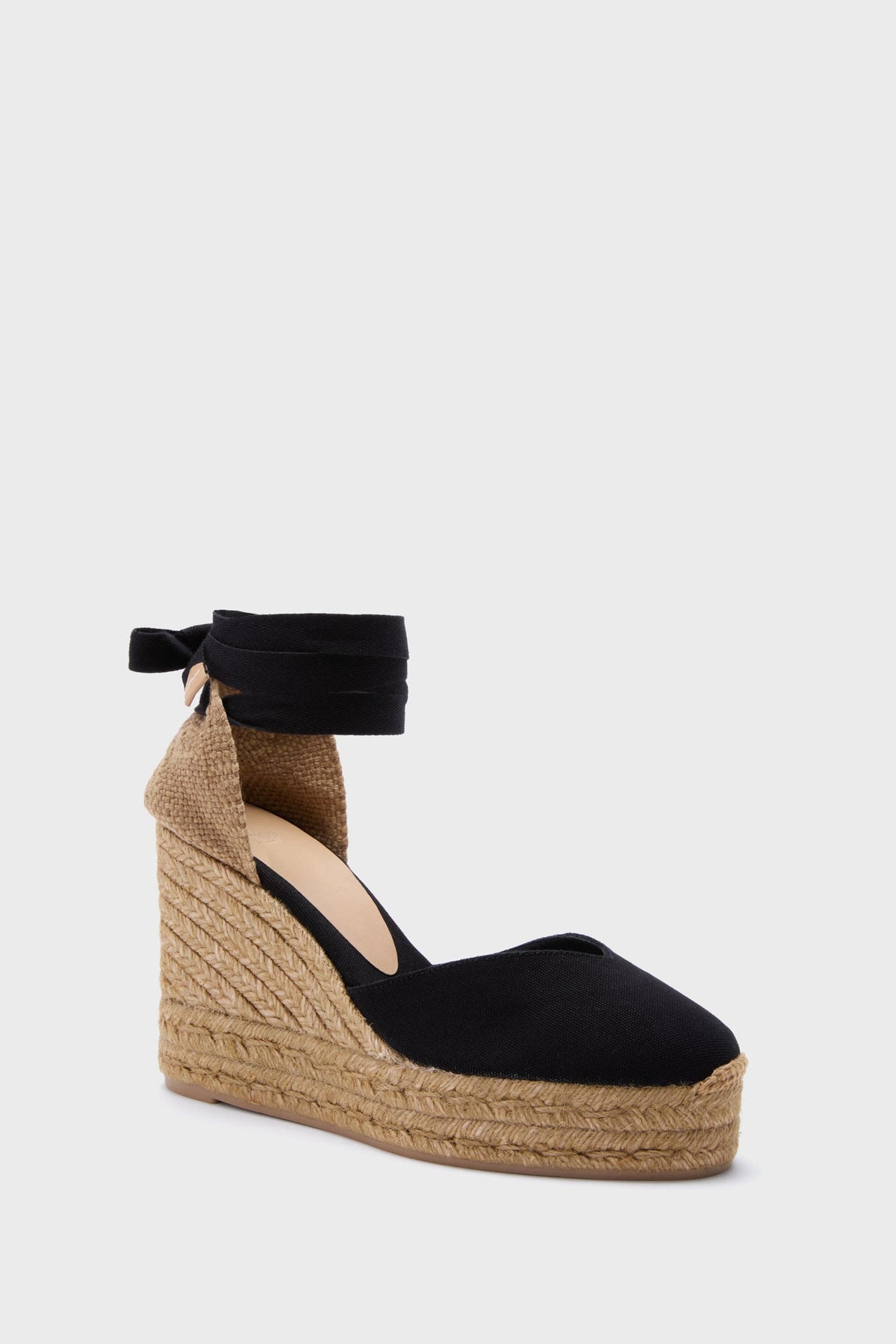 Black with Taupe Chiara Espadrilles