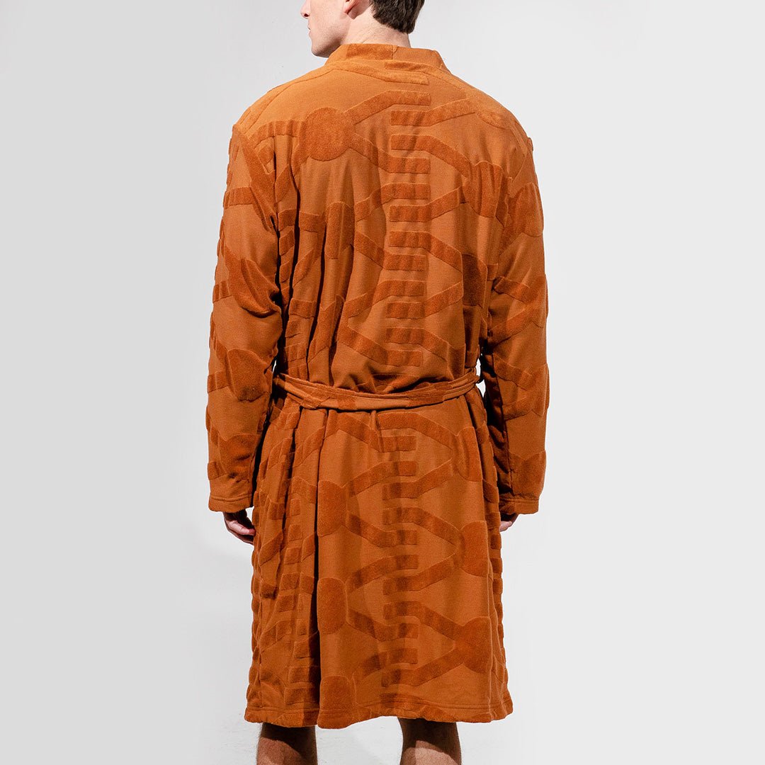 Rebel Orange Terry Cloth Robe