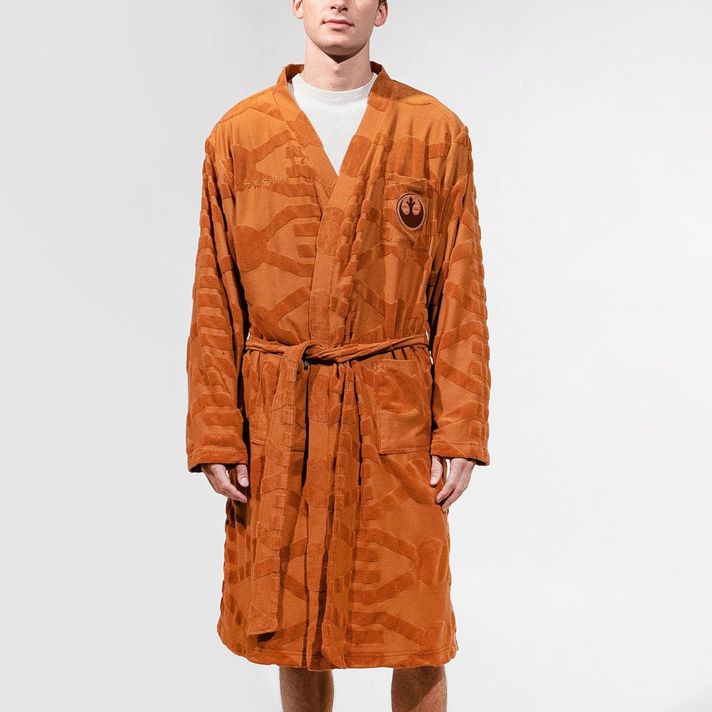 Rebel Orange Terry Cloth Robe