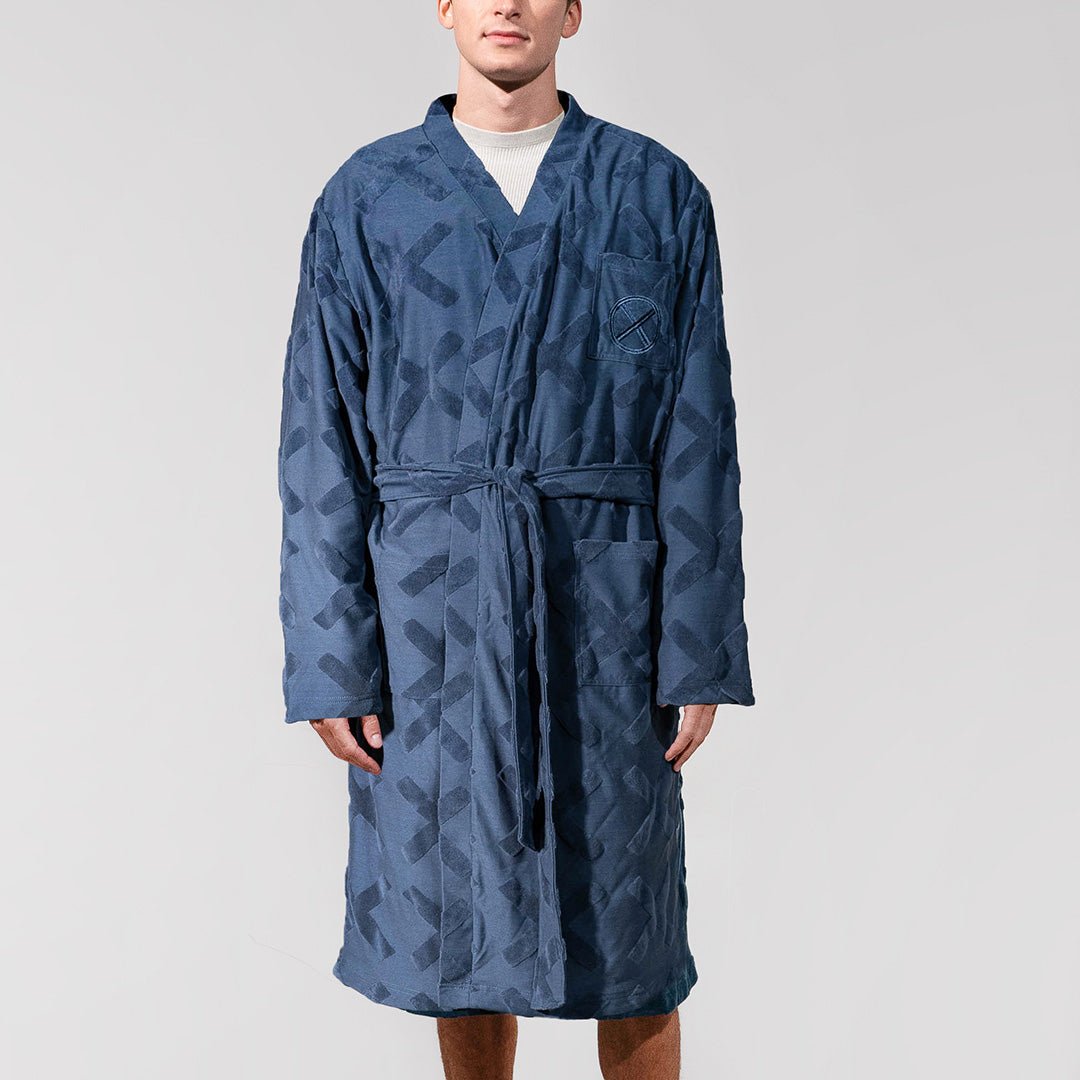 X-Men Navy Terry Cloth Robe