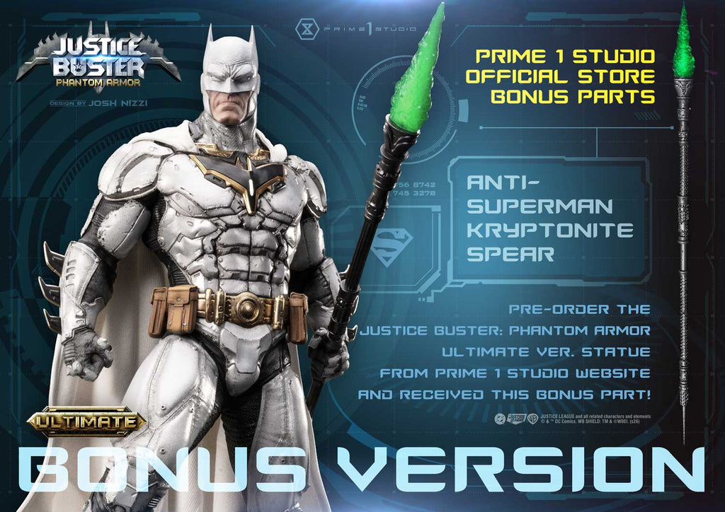 DC Justice League: Justice Buster Phantom Armor By Josh Nizzi Ultimate Bonus Version