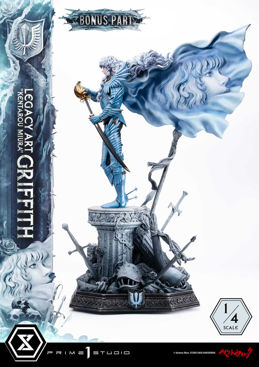 Berserk Legacy Art “Kentarou Miura”: Griffith 1/4 Scale Bonus Version