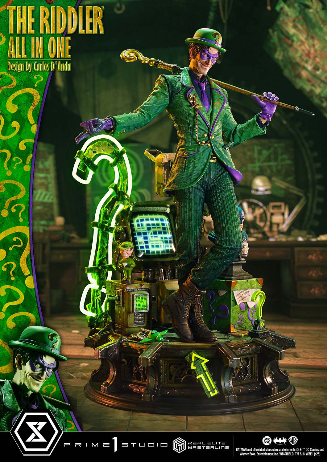 DC Comics: The Riddler All In One Design by Carlos D'Anda
