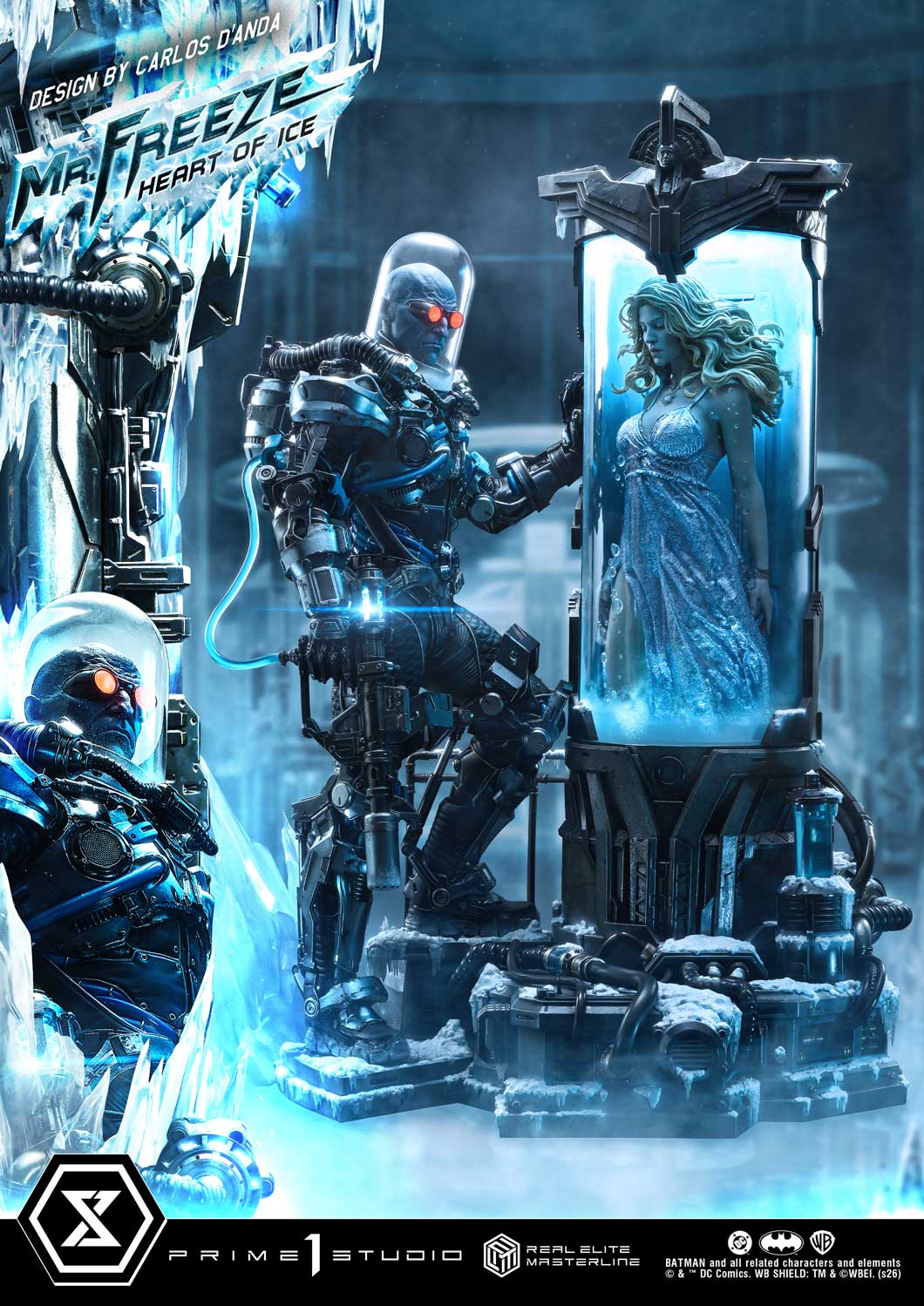 DC Batman Comics: Mr. Freeze Heart of Ice (Design by Carlos D'Anda)
