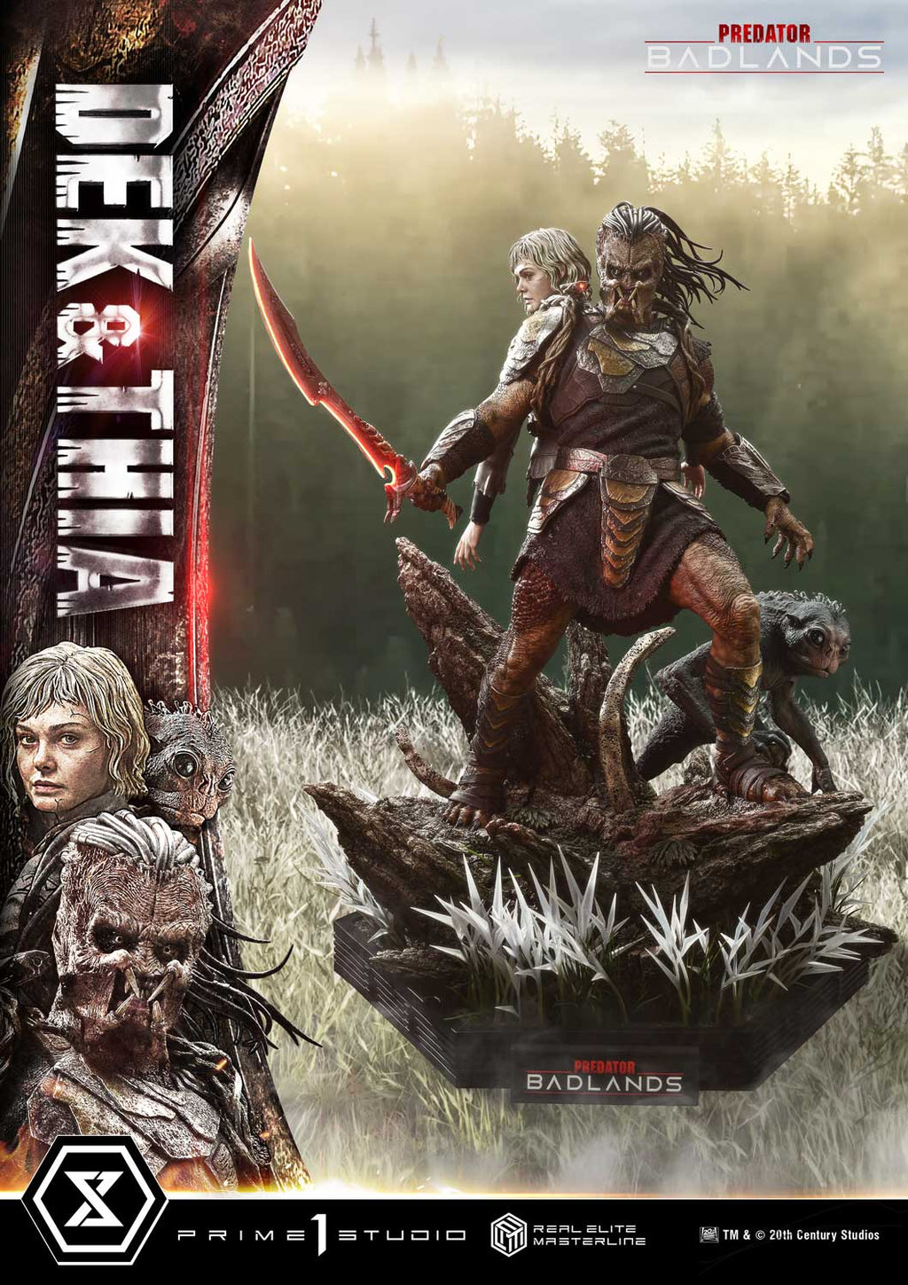 Predator Badlands (2025): Dek & Thia 1/3 Scale