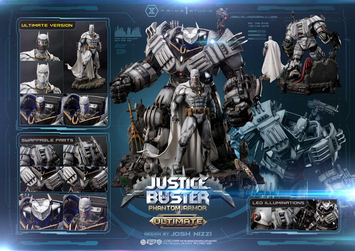 DC Justice League: Justice Buster Phantom Armor By Josh Nizzi Ultimate Bonus Version