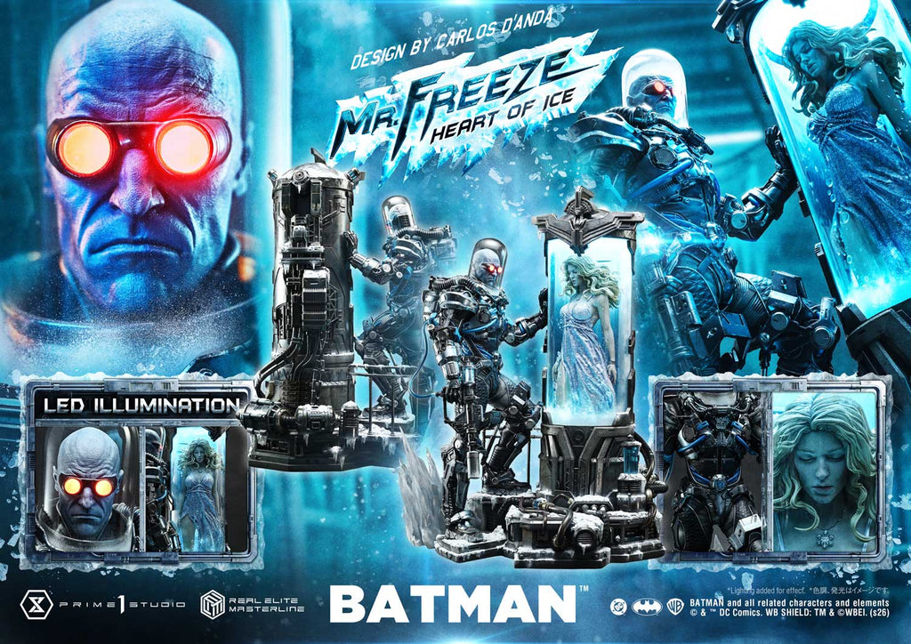 DC Batman Comics: Mr. Freeze Heart of Ice (Design by Carlos D'Anda)