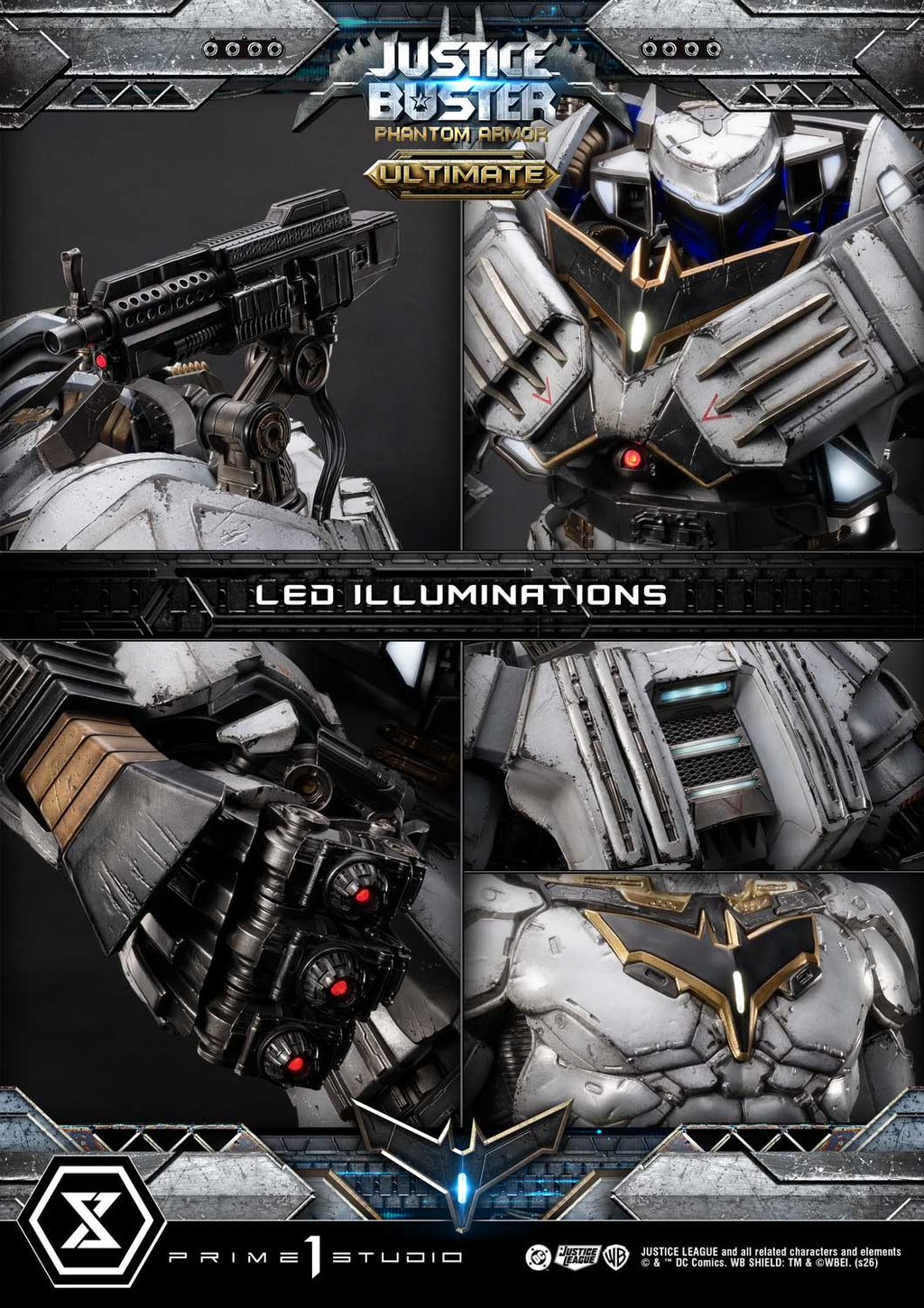 DC Justice League: Justice Buster Phantom Armor By Josh Nizzi Ultimate Version