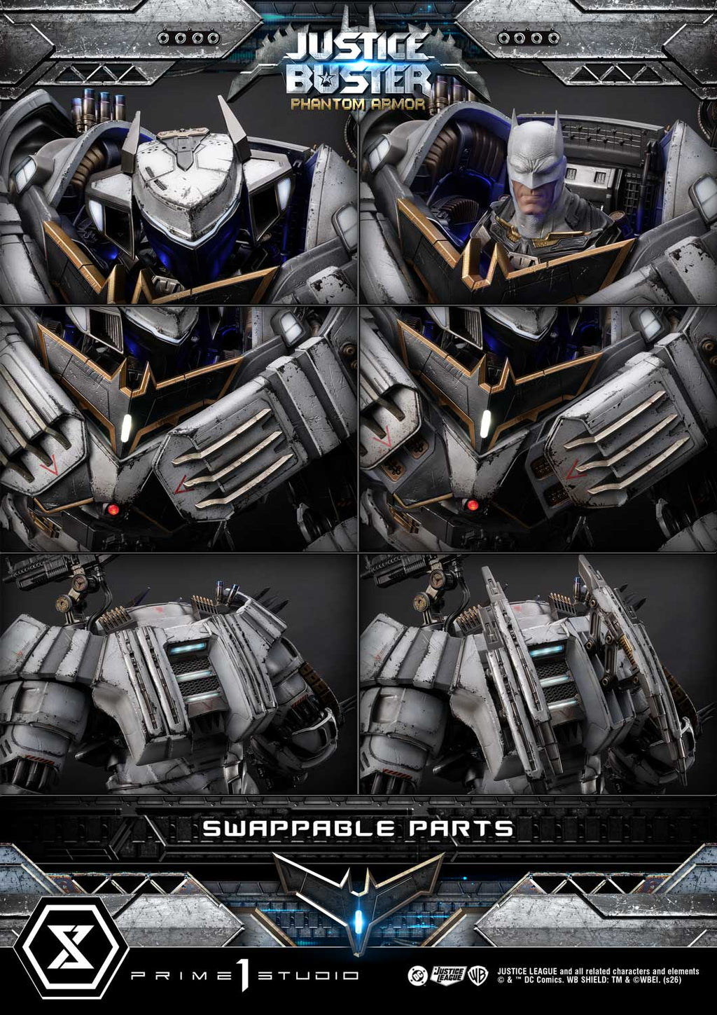 DC Justice League: Justice Buster Phantom Armor By Josh Nizzi Ultimate Bonus Version
