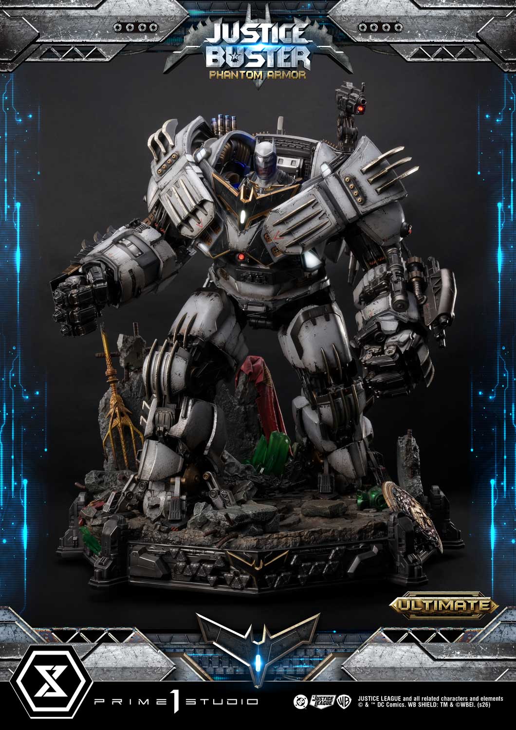 DC Justice League: Justice Buster Phantom Armor By Josh Nizzi Ultimate Bonus Version