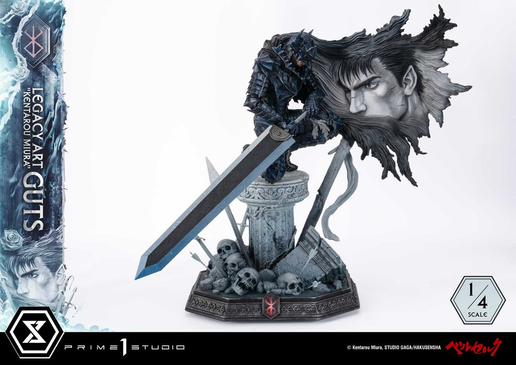 Berserk Legacy Art “Kentarou Miura”: Guts 1/4 Scale Bonus Version