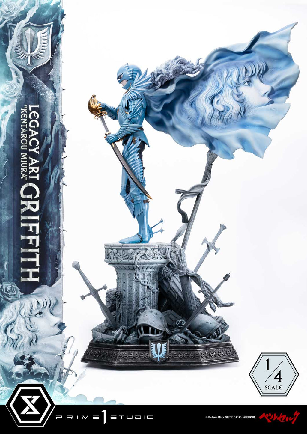 Berserk Legacy Art “Kentarou Miura”: Griffith 1/4 Scale Bonus Version