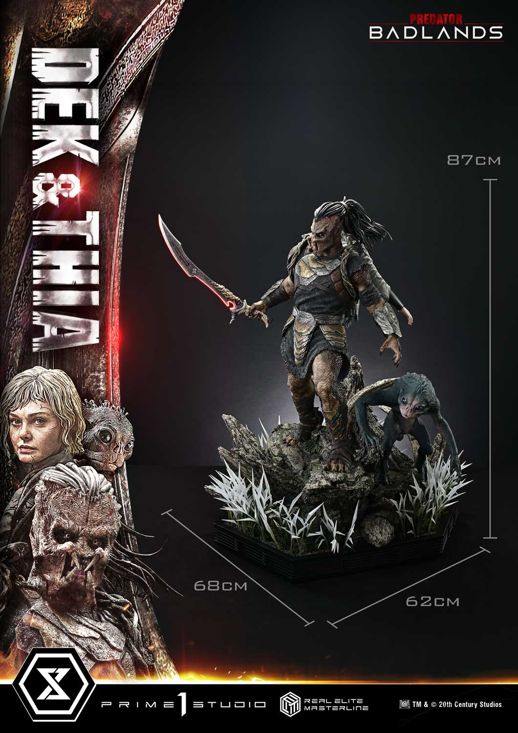 Predator Badlands (2025): Dek & Thia 1/3 Scale