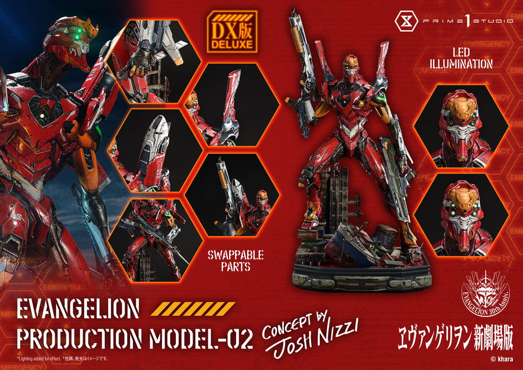 Evangelion: Evangelion Production Model-02 (Concept by Josh Nizzi) Deluxe Version
