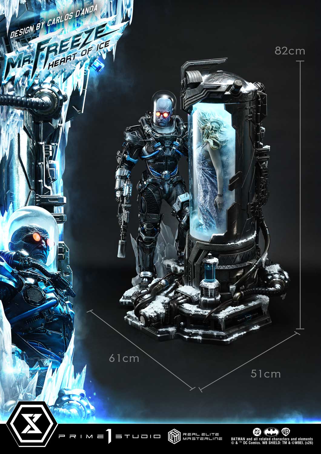 DC Batman Comics: Mr. Freeze Heart of Ice (Design by Carlos D'Anda)