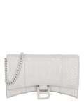 Croc Embossed Hourglass Wallet On Chain