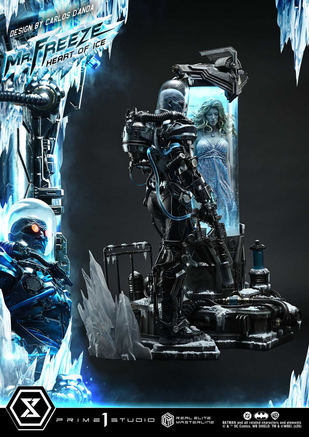 DC Batman Comics: Mr. Freeze Heart of Ice (Design by Carlos D'Anda)