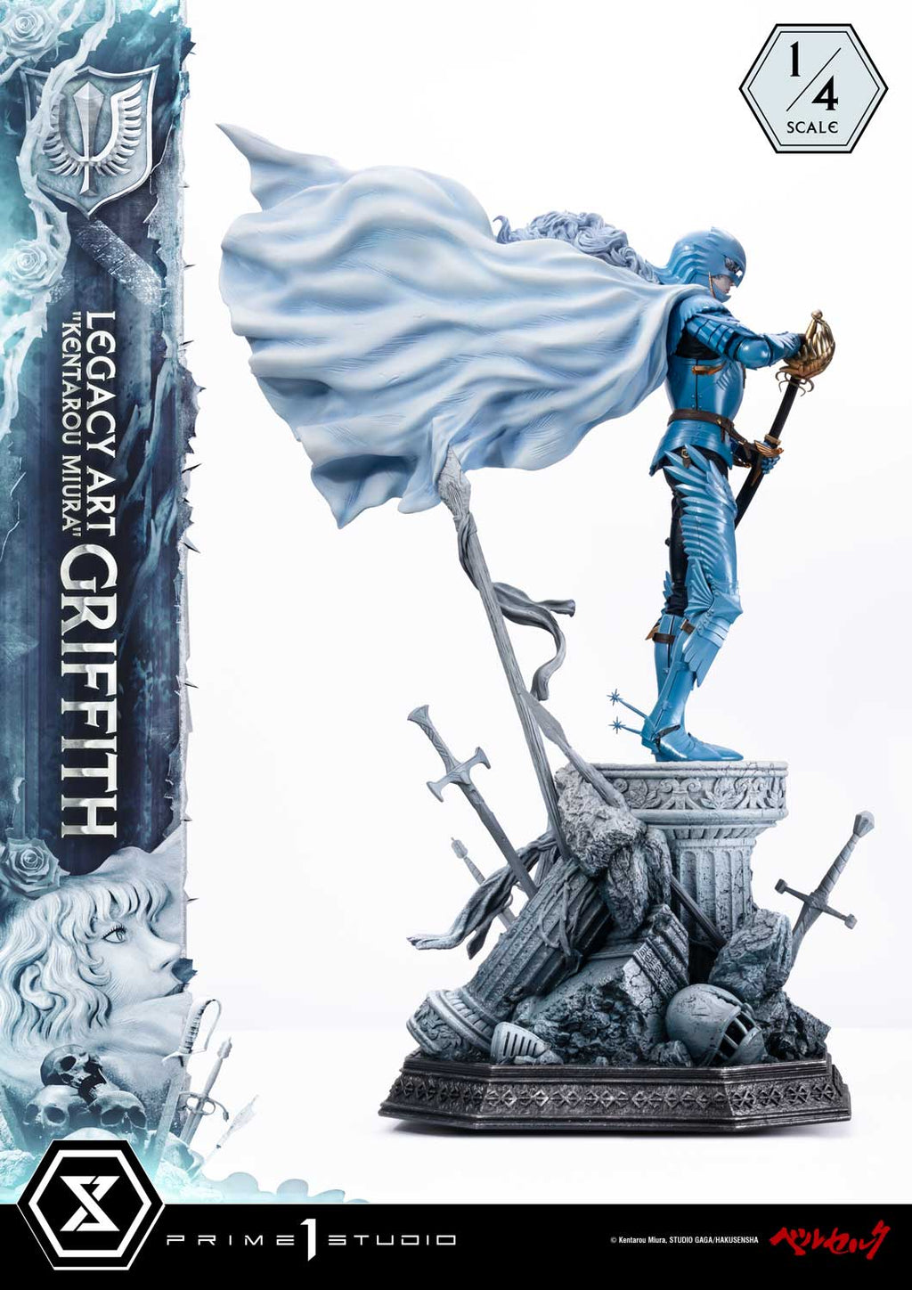 Berserk Legacy Art “Kentarou Miura”: Griffith 1/4 Scale Bonus Version