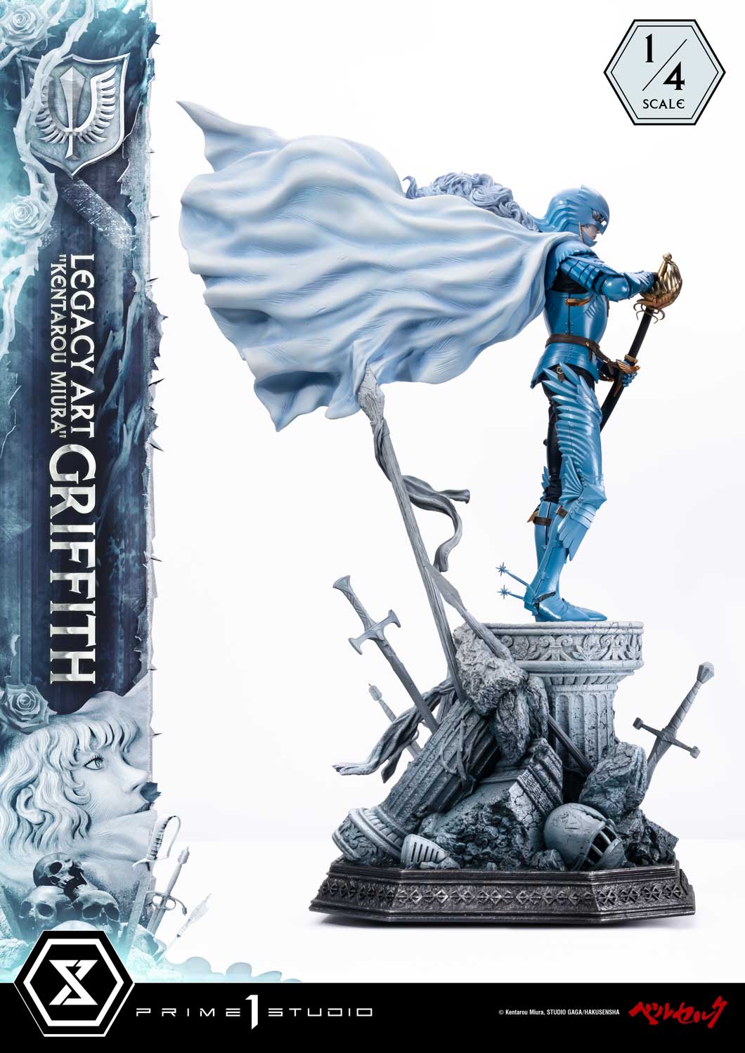 Berserk Legacy Art “Kentarou Miura”: Griffith 1/4 Scale Bonus Version
