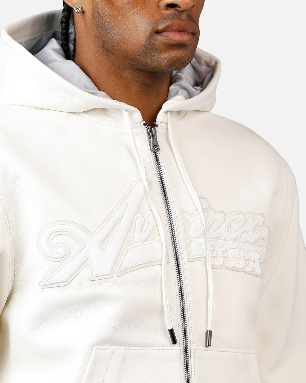 Avirex Napa Hoodie White