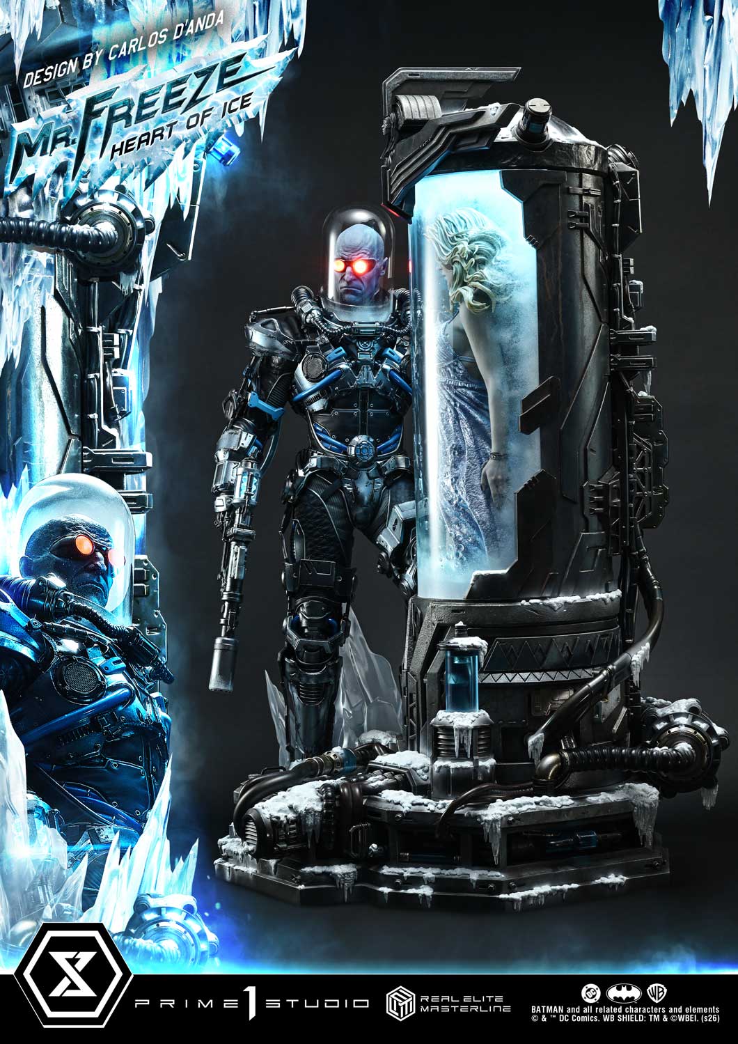 DC Batman Comics: Mr. Freeze Heart of Ice (Design by Carlos D'Anda)