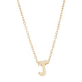 Adornia Mini Initial Necklace gold