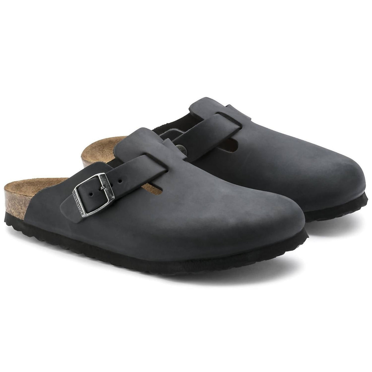 Unisex - Boston Leather Clog In Black