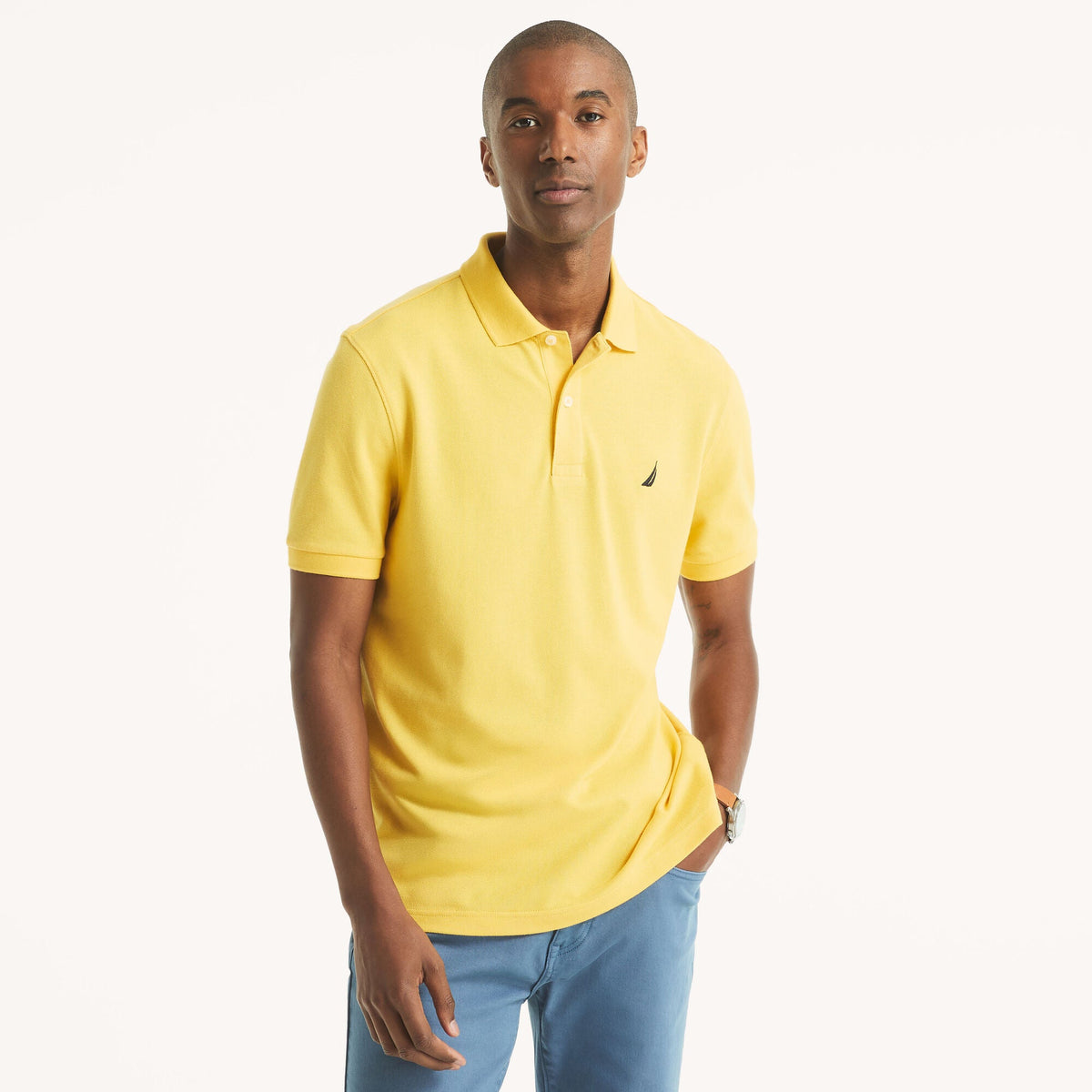 Nautica Mens Classic Fit Deck Polo